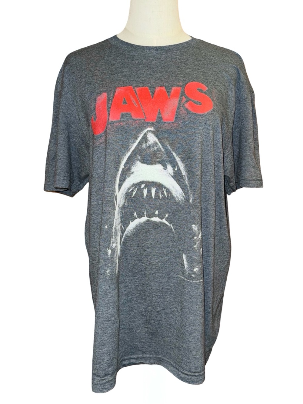 Ripple Junction Charcoal Gray Jaws Tee Size Large